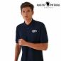 Preview: B&C Safran Piqué Polo - APG Mosbach Since 1972