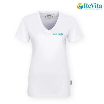 HAKRO Damen V-Shirt CLASSIC - ReVita Physios
