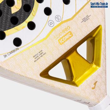 Preview: Joma Padelschläger SLAM PRO ICONIC #white/oro