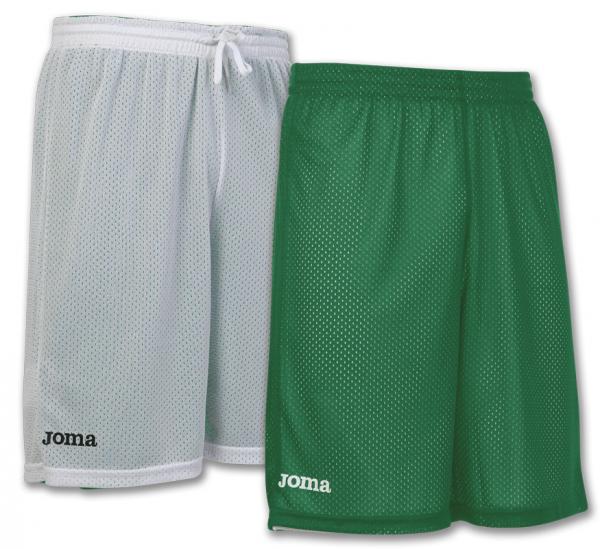 JOMA Short ROOKIE - BLACK/WHITE - GREEN/WHITE