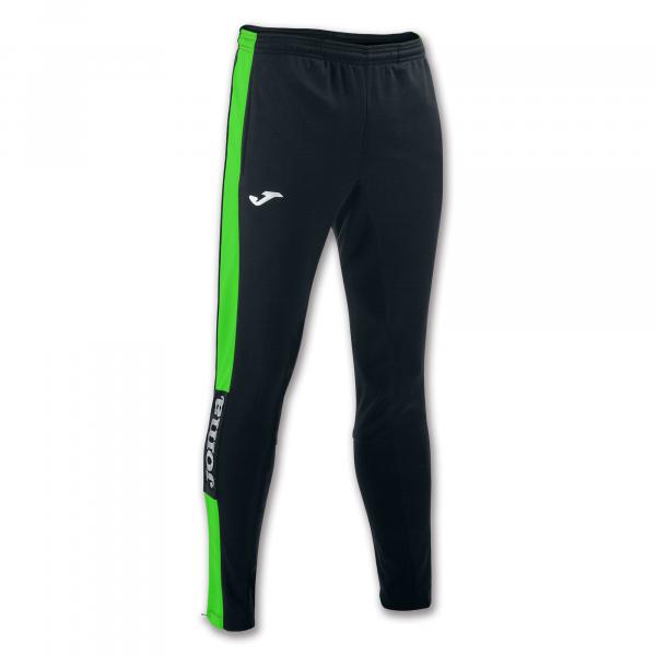JOMA Pants CHAMPION IV - BLACK/FLUOR GREEN