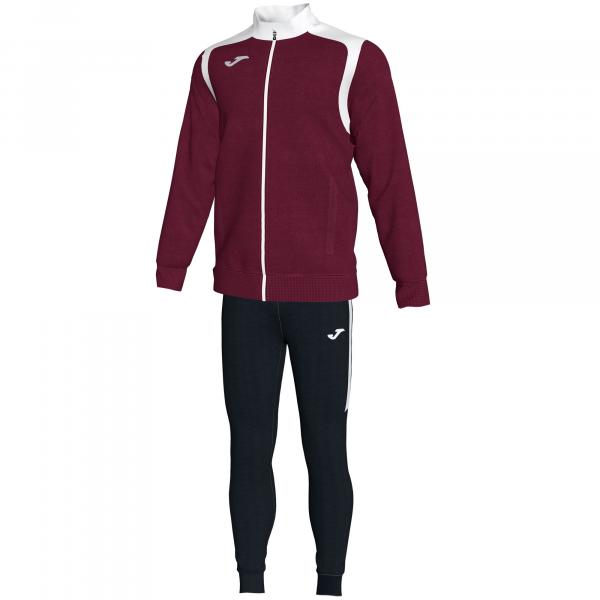 JOMA Traningsanzug CHAMPION V - BURGUNDY/WHITE