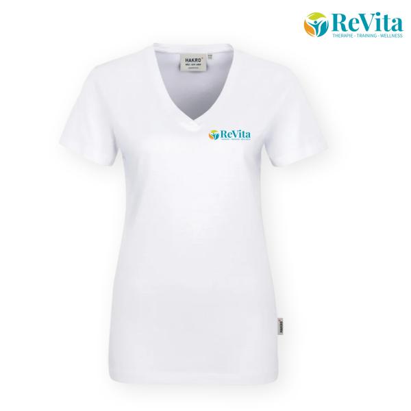 HAKRO Damen V-Shirt CLASSIC - ReVita Physios