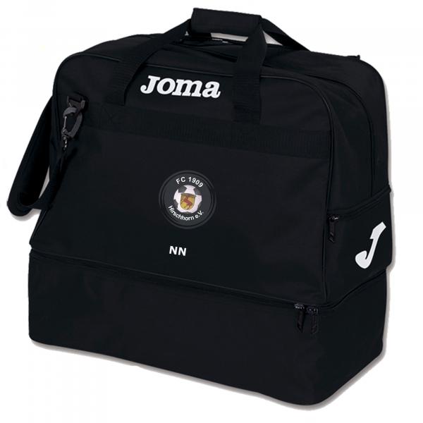 JOMA Sporttasche MEDIUM III BLACK Wappen/Initialen