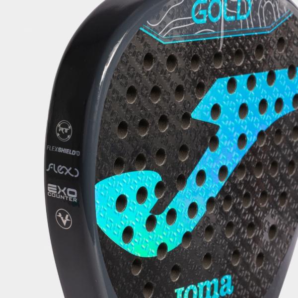 JOMA Padelschläger GOLD NEGRO TURQUESA